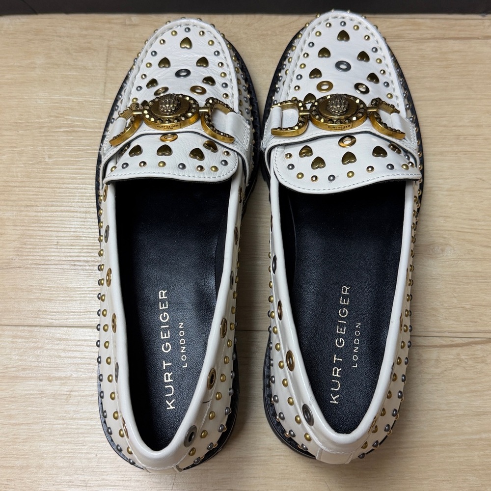 Kurt Geiger London Mansion Stud embellished loafers - Picture 7 of 12